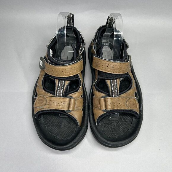 FootJoy Golf Sandals Men\'s Size 7 GreenJoys Brown Leather Adjustable Performance main image 6